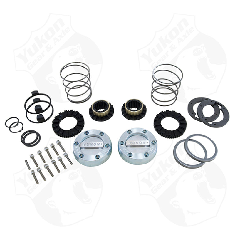 Yukon Gear Hardcore Locking Hub Set For Dana 44 / GM & Ford 1/2 & 3/4 Ton / 19 Spline