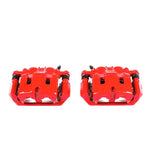 Power Stop 09-14 Acura TL Front Red Calipers w/Brackets - Pair