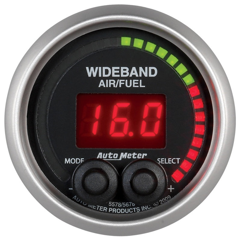 Autometer Elite 52mm Wideband Air/Fuel Ratio PRO Kit