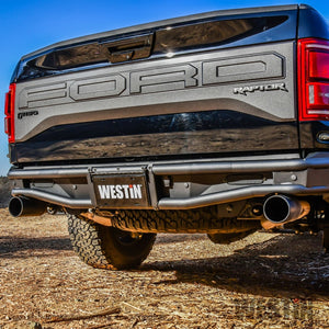 Westin 17-20 Ford F-150 Raptor Outlaw Rear Bumper - Tex. Blk