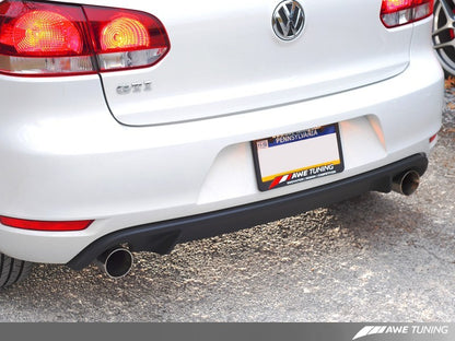 AWE Tuning Mk6 GTI Performance Cat-Back - Chrome Silver Round Tips