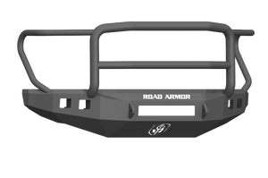 Road Armor 17-20 Ford F-250 Stealth Wide Fender Flare Front Bumper w/Lonestar Guard - Tex Blk