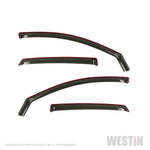 Westin 2018-2019 Honda Accord Sedan Wade In-Channel Wind Deflector 4pc - Smoke