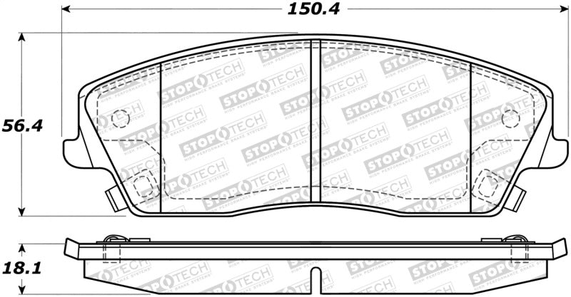 StopTech Street Brake Pads