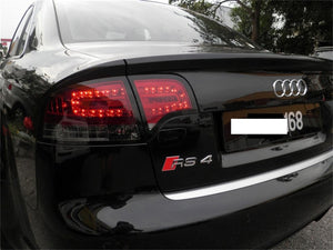 Spyder Audi A4 4Dr 06-08 LED Tail Lights Red Clear ALT-YD-AA406-G2-LED-RC