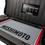 Mishimoto Universal Carbon Fiber Intercooler - Matte Tanks - 600mm Black Core - S-Flow - BL V-Band