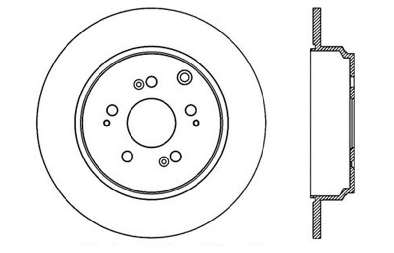 StopTech Slotted & Drilled Sport Brake Rotor