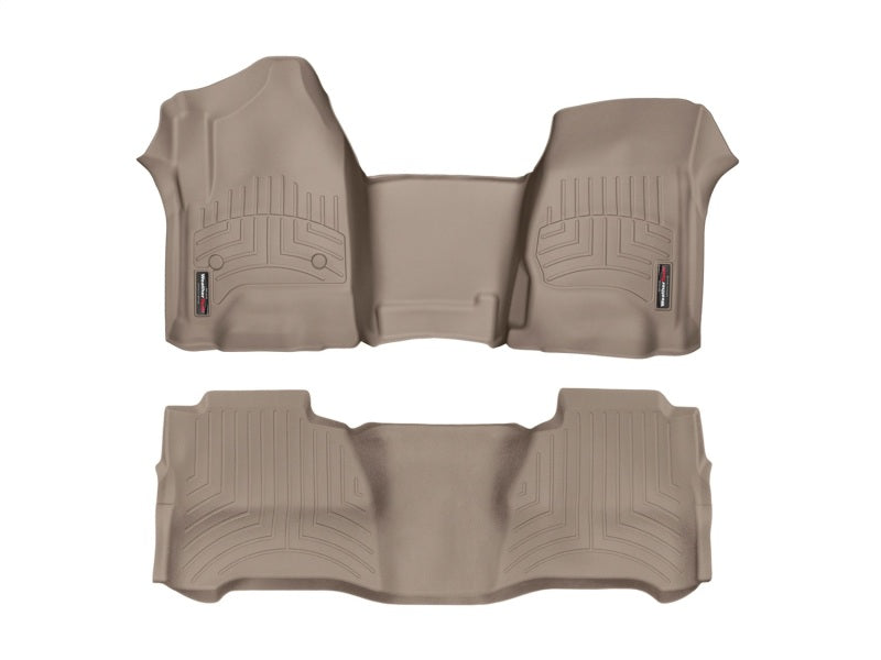 Weathertech 2020 Honda Ridgeline FloorLiner - 1st & 2nd Row - Tan