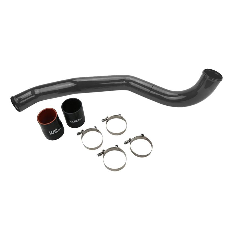 Wehrli 17-19 Chevrolet 6.6L L5P Duramax Driver Side 3in Intercooler Pipe - Bronze Chrome