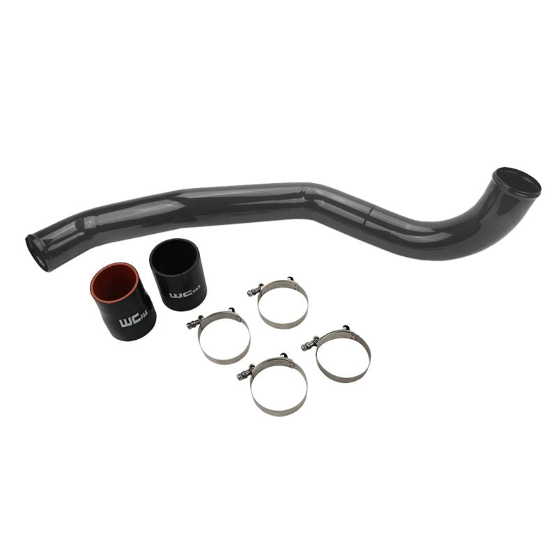 Wehrli 17-19 Chevrolet 6.6L L5P Duramax Driver Side 3in Intercooler Pipe - Candy Red