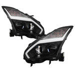 Spyder Nissan GTR R35 09-14 - Projector Headlights - DRL LED - Black