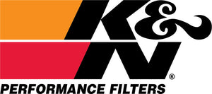 K&N Universal Clamp-On Air Filter 2-3/4in Flange 3-1/2in T 8-1/4in Height