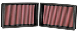 K&N Replacement Air Filter BMW 750/760 SERIES 4.8L-V8/6.0L-V12; 07-08 (2 PER BOX)