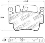 StopTech Street Touring 00-07 Porsche Boxster S / 06-07 Cayman Front Brake Pads