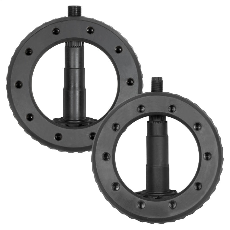 Yukon Gear Ring & Pinion Gear Kit Front & Rear for Toyota 8/7.5R Diff (w/Factory Locker) 4.56 Ratio