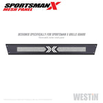 Westin 15-19 Ford F-150/14-20 Toyota Tundra Sportsman X Mesh Panel - Textured Black