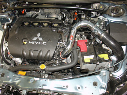 Injen 2015 Mitsubishi Lancer 2.4L 5spd w/o Xenon Headlights Polished Cold Air Intake (Manual)
