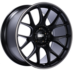 BBS CH-R 20x10.5 5x120 ET35 Satin Black Polished Rim Protector Wheel -82mm PFS/Clip Required