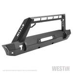 Westin 18-19 Jeep Wrangler JL Stubby Front Bumper - Textured Black