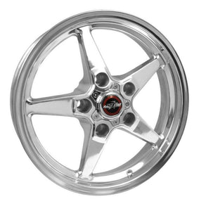 Race Star 92 Drag Star 17x4.50 5x135bc 1.75bs Direct Drill Polished Wheel