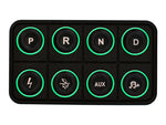 AEM EV 8 Button Keypad CAN Based Programmable Backlighting