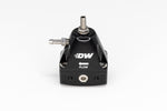 DeatschWerks DWR1000iL In-Line Adjustable Fuel Pressure Regulator - Black