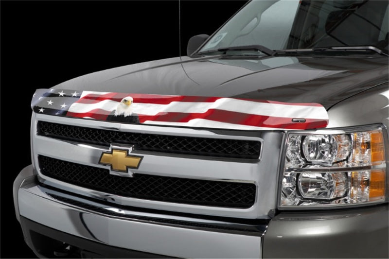 Stampede 2007-2013 Chevy Silverado 1500 Vigilante Premium Hood Protector - Flag