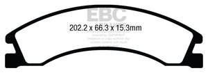 EBC 08+ Ford Econoline E150 4.6 Ultimax2 Rear Brake Pads