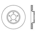 StopTech Power Slot 07-09 Mazdaspeed3 Slotted Right Front Rotor