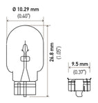 Hella Bulb 2825 12V 5W 4CP W2.1x9.5d T3.25