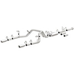 MagnaFlow Stainless Cat-Back Exhaust 2015 Chevy Silverado 2500HD 6.0L Dual Split Rear Exit 4in