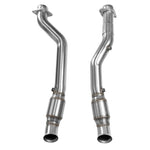 Kooks 2012+ Jeep Grand Cherokee SRT8 6.4L 3in Stainless GREEN Catted Connection Pipes