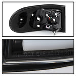 Spyder Toyota FJ Cruiser 07-13 Light Bar LED Tail Lights Black ALT-YD-TFJ07-LBLED-BK