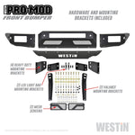 Westin 19-21 Ford Ranger Pro-Mod Front Bumper - Tex. Blk