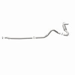 MagnaFlow 12-14 Jeep Wrangler 4dr Single Straight Rear P/S Exit Stainless C/B Performance Exhaust