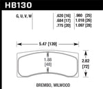 Hawk AP Racing CP5779/5780/5788/5789/5836 / Brembo X2.023.21/24/X2.028.01/04 Race DTC-60 Brake Pads