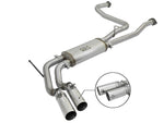 aFe POWER Rebel Series 2-1/2in 409 SS Cat Back Exhaust w/ Polished Tips 16-17 Nissan Titan V8 5.6L