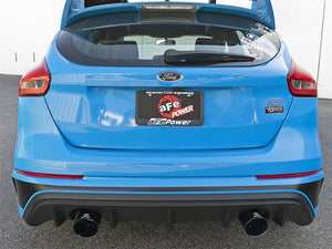 aFe Takeda 3in 304 SS Cat-Back Exhaust System w/ Black Tips 16-18 Ford Focus RS I4-2.3L (t)