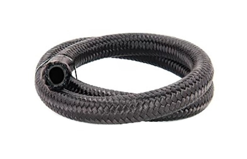 Torque Solution Nylon Braided Rubber Hose -6AN 5ft (0.34in ID)