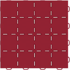 WeatherTech TechFloor - 12in X 12in Tiles - Red/Black **Order in Qtys of 10