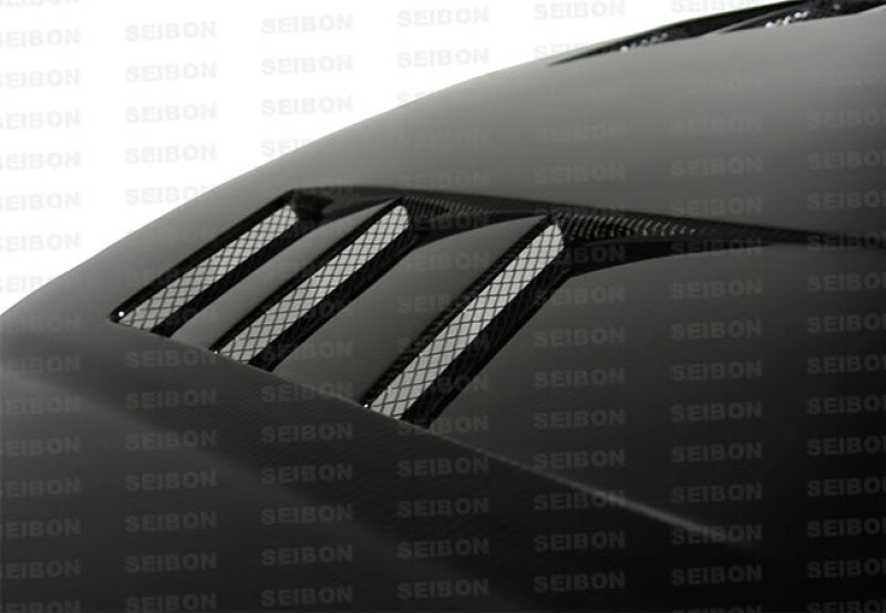 Seibon 99-00 Honda Civic (EM1/EJ6/7/8/EK9) TS-Style Carbon Fiber Hood