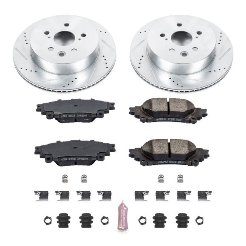 Power Stop 14-15 Lexus IS250 Rear Z23 Evolution Sport Brake Kit