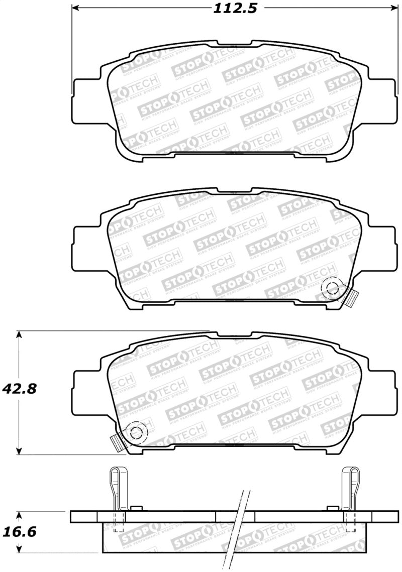 StopTech Street Brake Pads