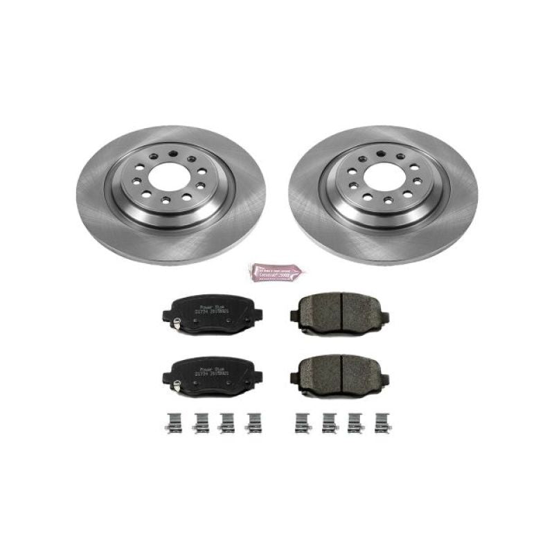 Power Stop 14-19 Jeep Cherokee Rear Autospecialty Brake Kit