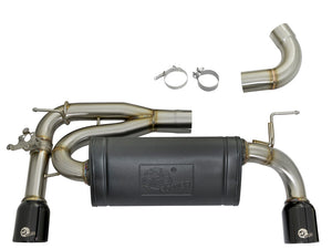 aFe MACHForce XP 16-17 BMW 340i/iX 440i/iX L6-3.0L (t) SS Axle-Back Exhaust w/Black Tip