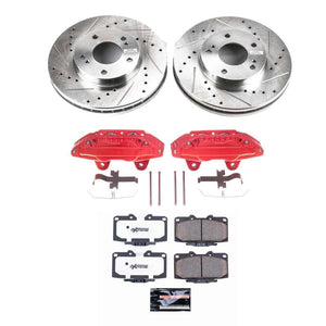 Power Stop 89-92 Nissan 300ZX Front Z26 Street Warrior Brake Kit w/Calipers