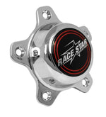 Race Star 5 Lug Cap Short Plastic Chrome (incl. Medallion & Screws)