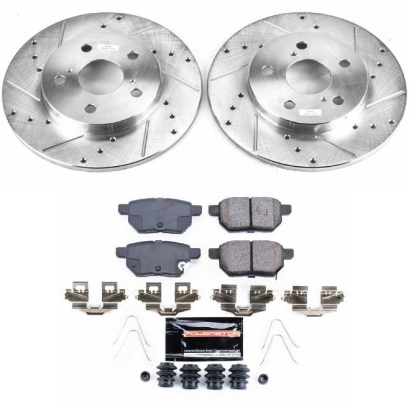 Power Stop 2016 Scion iM Rear Z23 Evolution Sport Brake Kit