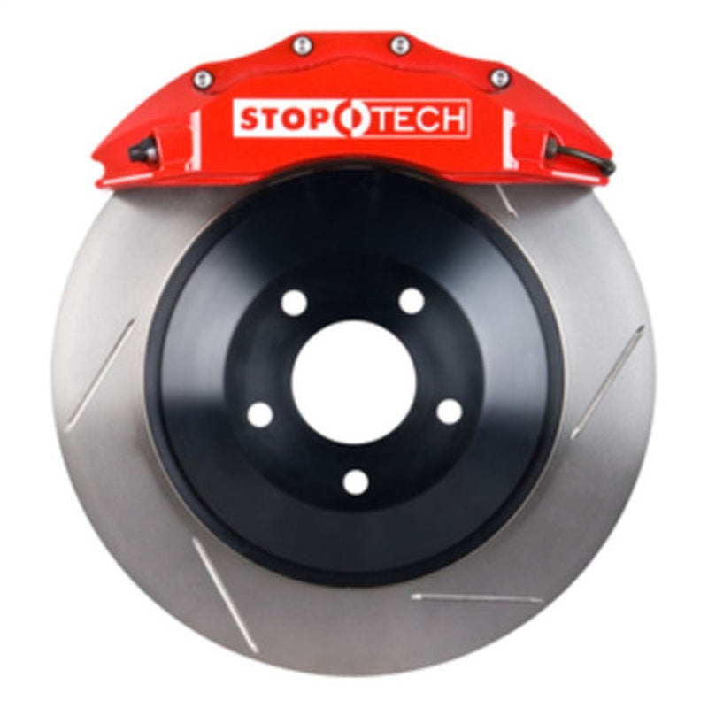 StopTech 08-13 Toyota Land Cruiser Front BBK w/ Red ST-65 Calipers Slotted 380x35mm Rotor