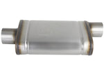 aFe MACHForce XP SS Muffler 3in Center Inlet / 3in Outlet 9in L x 4in W x 14in Body